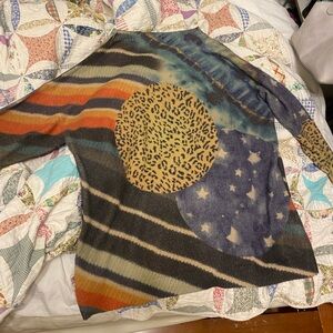 One-of-a-kind oversized sweater